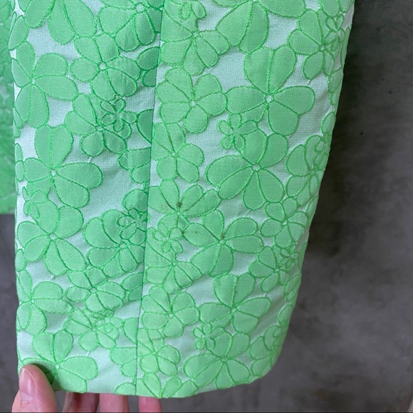 Minuet | Lime Green Backless Pouf Dress - Picture 10 of 11